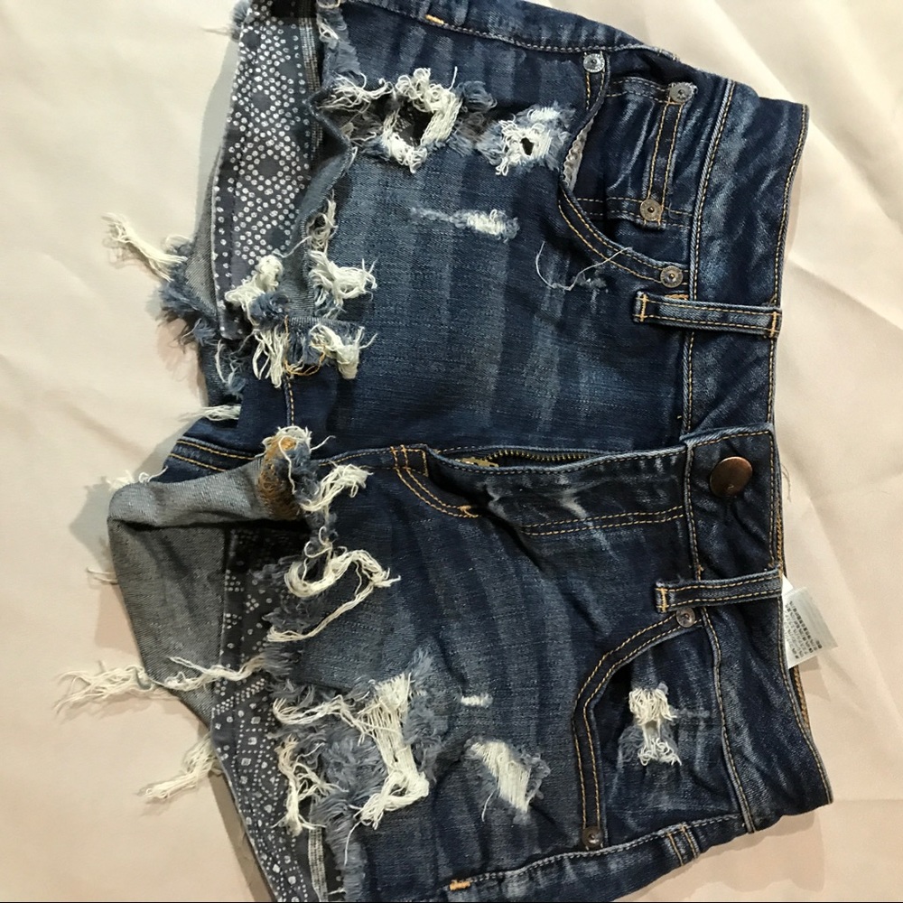 High rise American eagle shorts